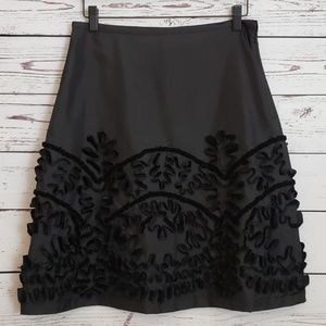 Anthropologie Odille Taffeta & Soutteche Skirt 4